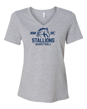 NMB Christian Basketball V-neck T-Shirt Design 1