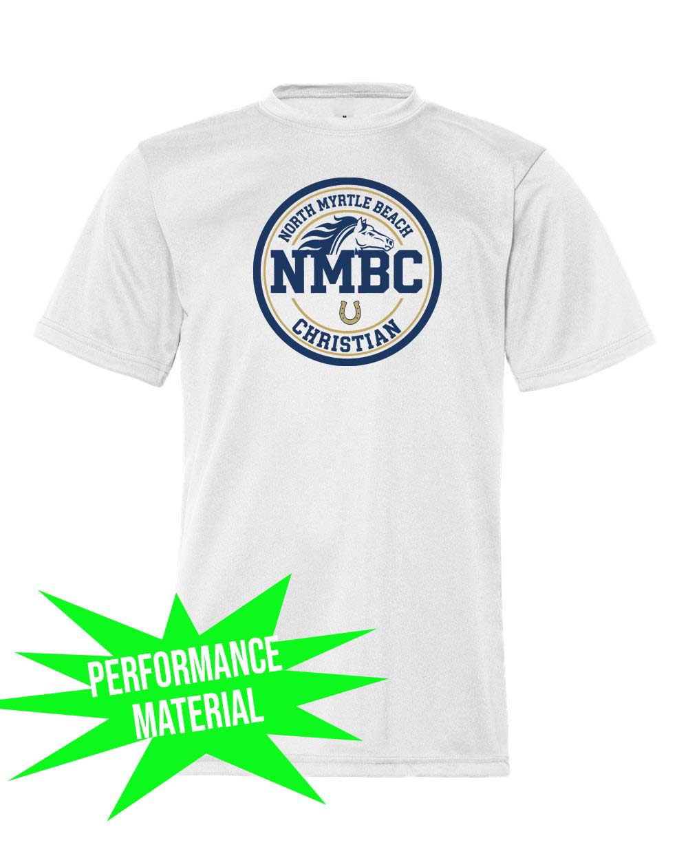 NMB Christian School Spiritwear Performance Material Shirt Design 3