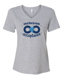 Sparta School inclusion and acceptance V-neck T-Shir