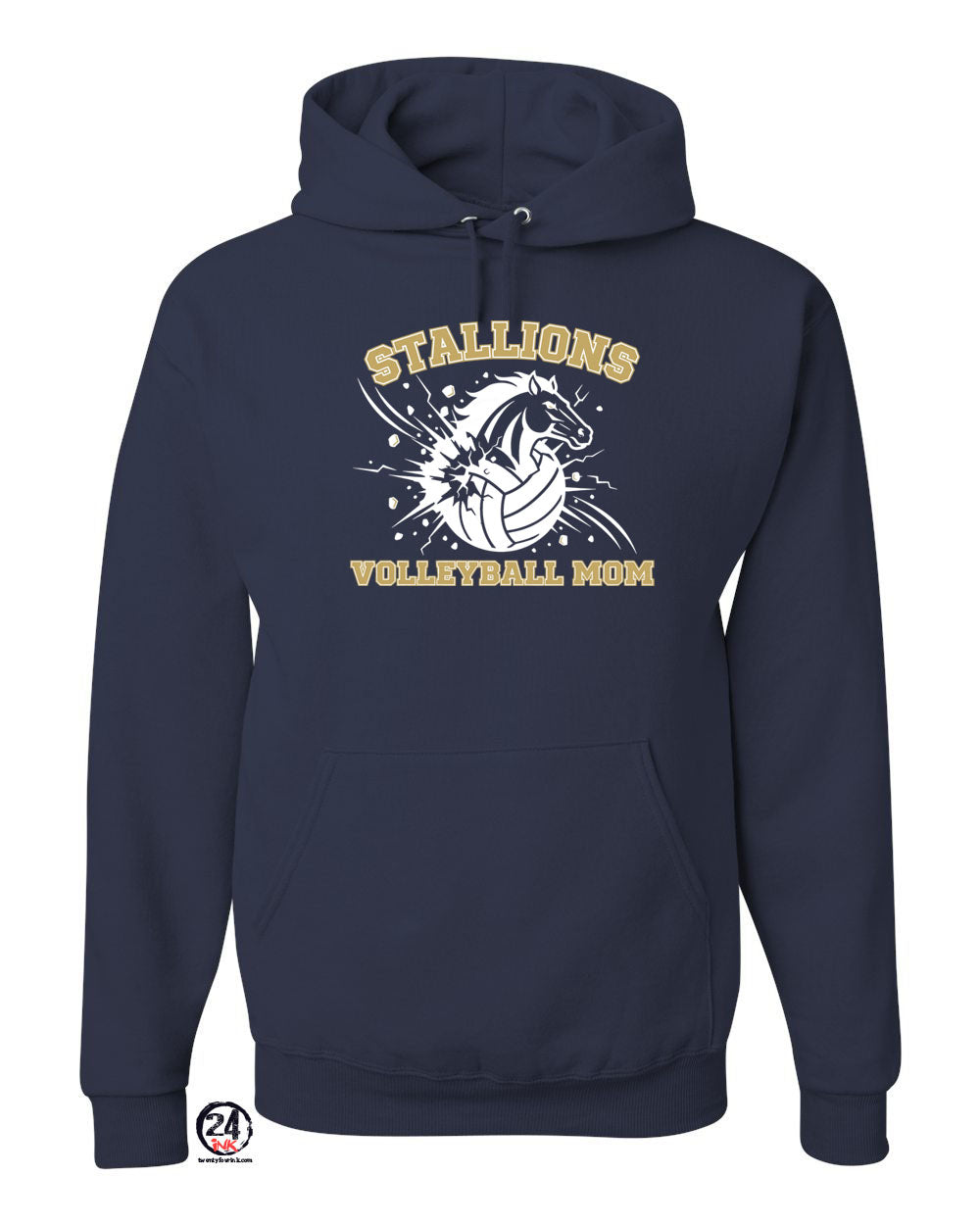NMB Christian School Volleyball Hooded Sweatshirt Design 2