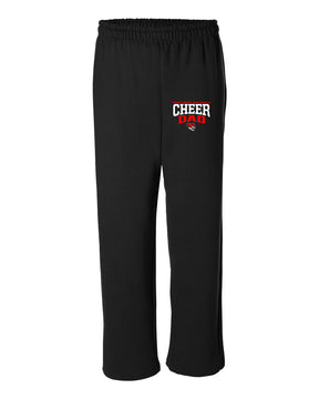 Wildcats Cheer Design 6 Open Bottom Sweatpants