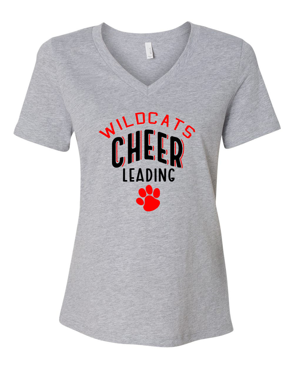 Wildcats Cheer Design 5 V-neck T-Shirt