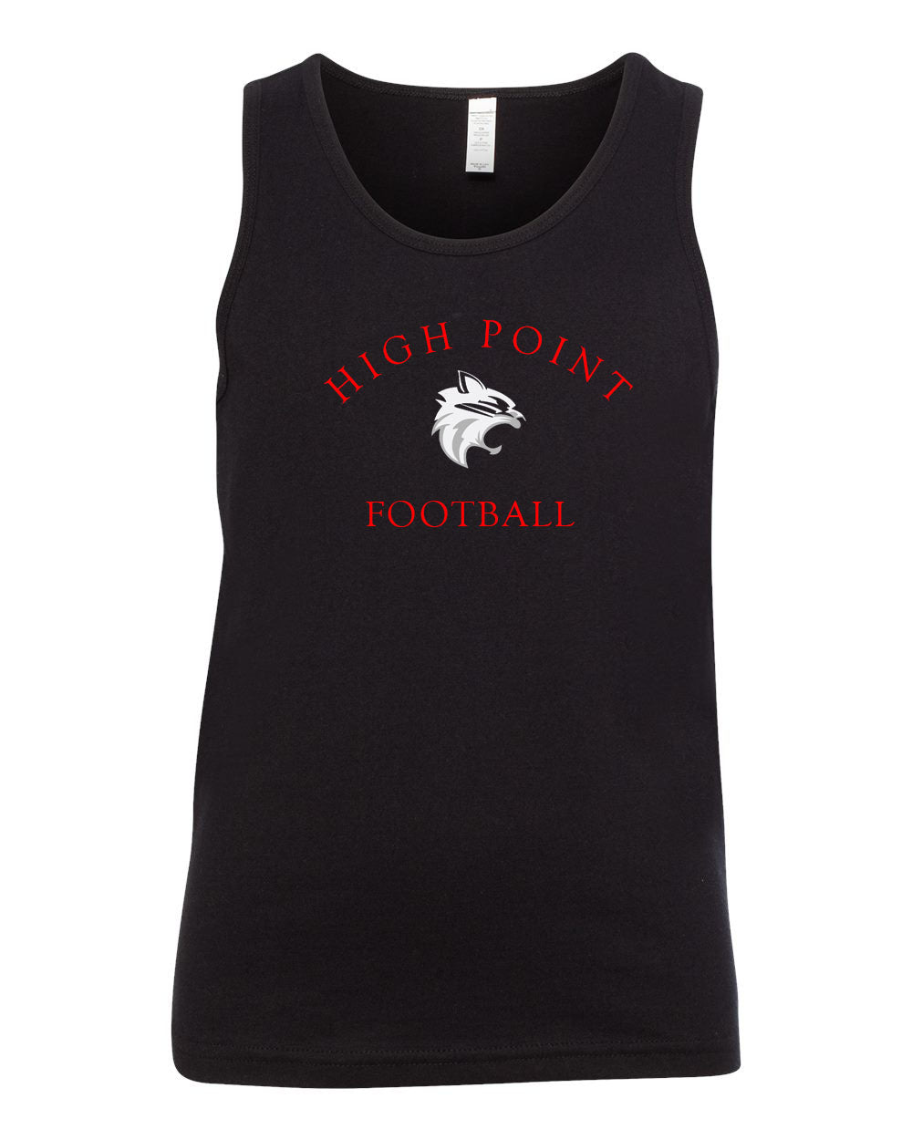 High Point Football design 3 Ladies Muscle Tank Top