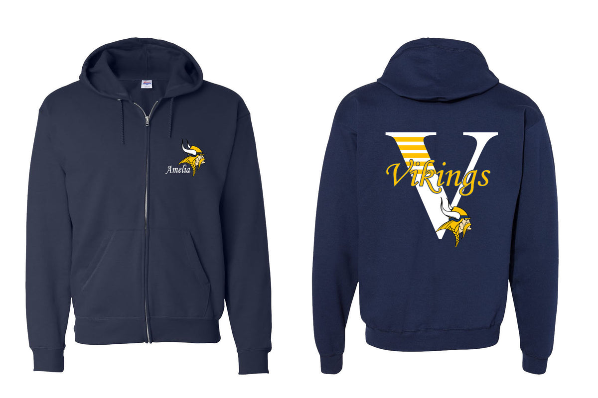 Rolling Hills design 5 Zip up Sweatshirt