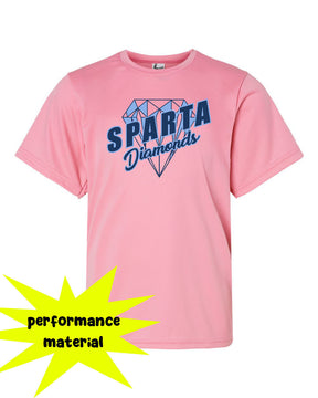 Sparta Diamonds Performance Material Shirt Design 2