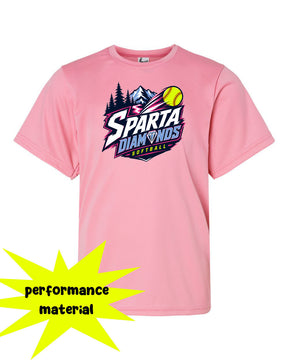 Sparta Diamonds Performance Material Shirt Design 1