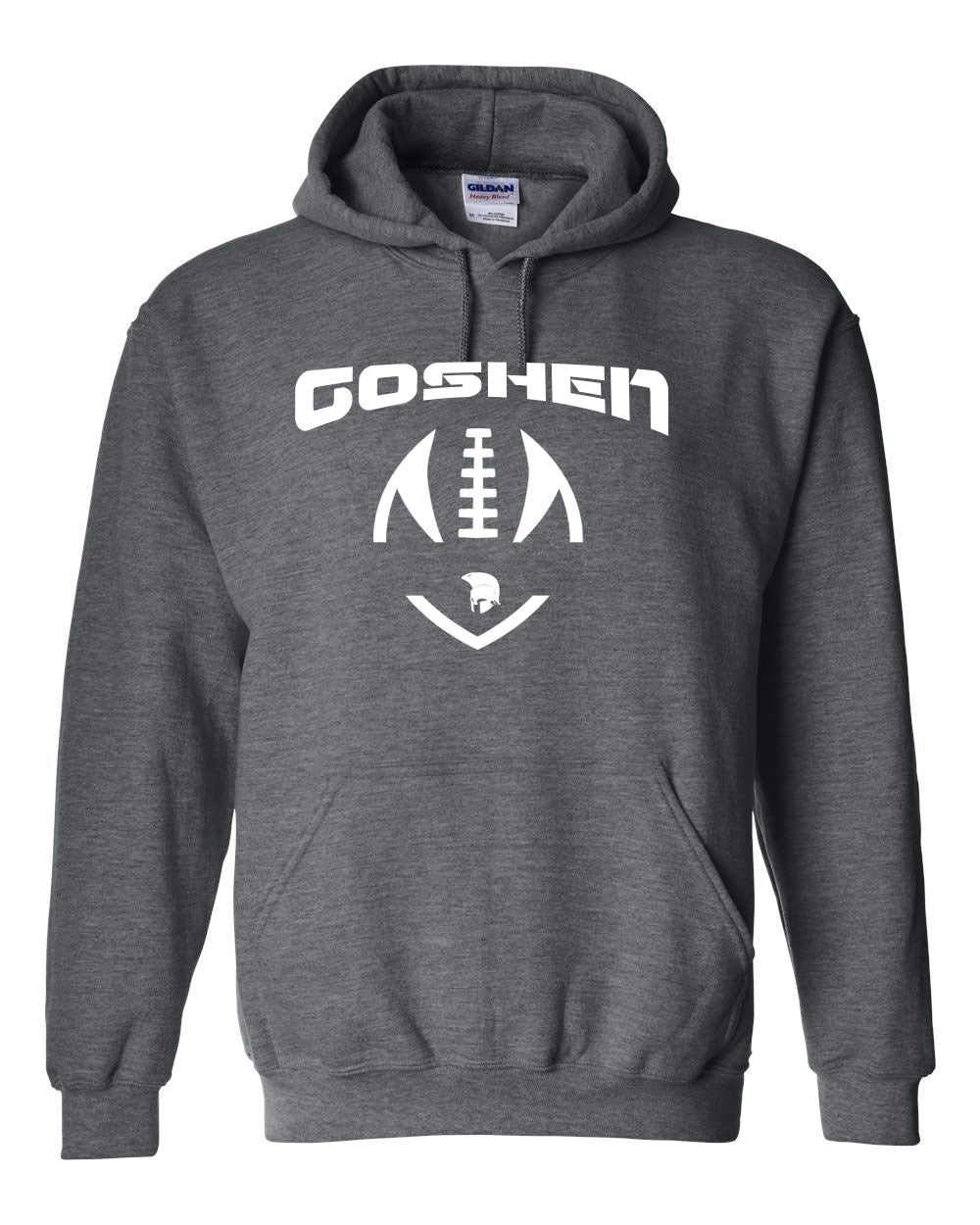 Goshen Football Design 8 Hooded Sweatshirt