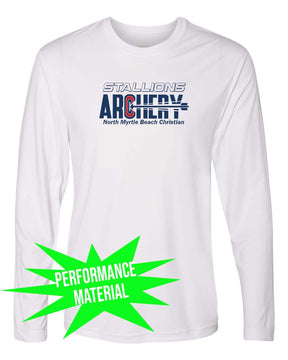 NMB Christian School Archery Performance Material Long Sleeve Shirt Design 1