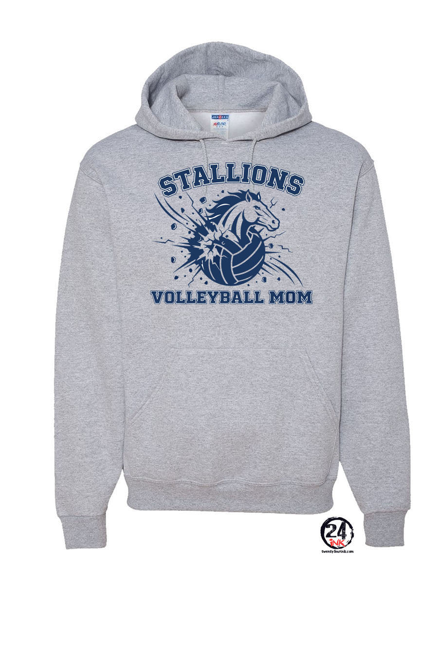 NMB Christian School Volleyball Hooded Sweatshirt Design 2