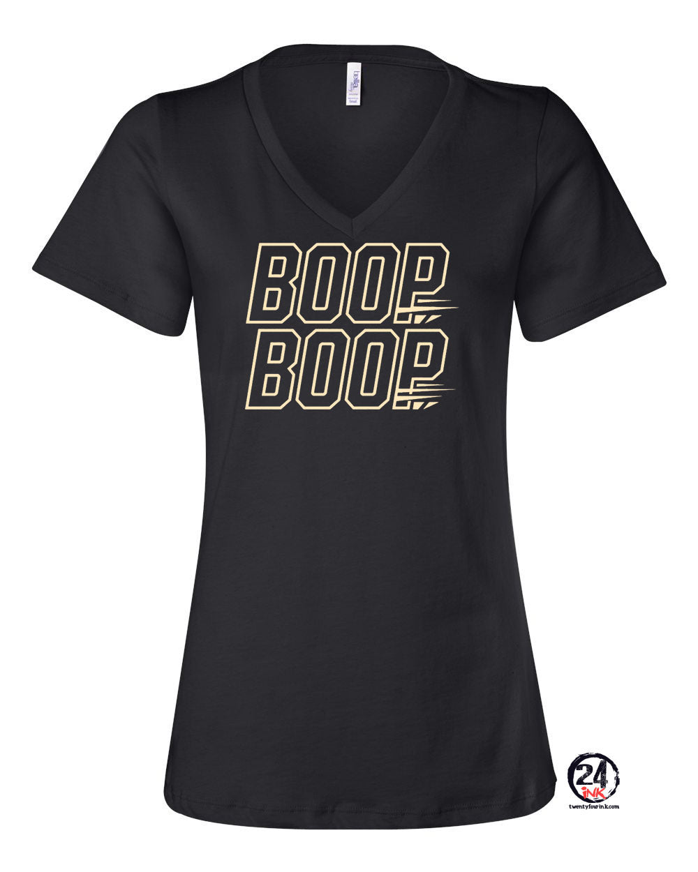 Boop V-neck T-shirt Design 4