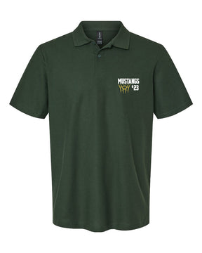 Mustangs Basketball design 8 Polo T-Shirt