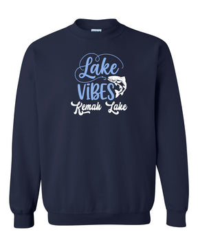 Kemah Lake Non Hooded Sweatshirt Design 3