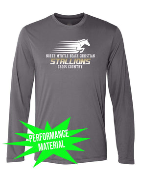 NMB Christian School Cross Country Performance Material Long Sleeve Shirt Design 1