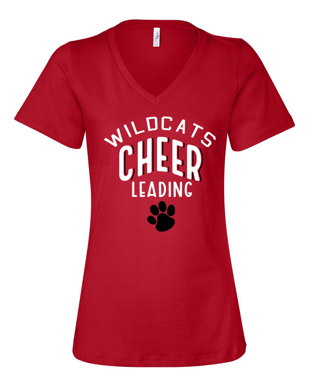 Wildcats Cheer Design 5 V-neck T-Shirt