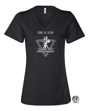 Sussex Tech Film Design 2 V-neck T-shirt