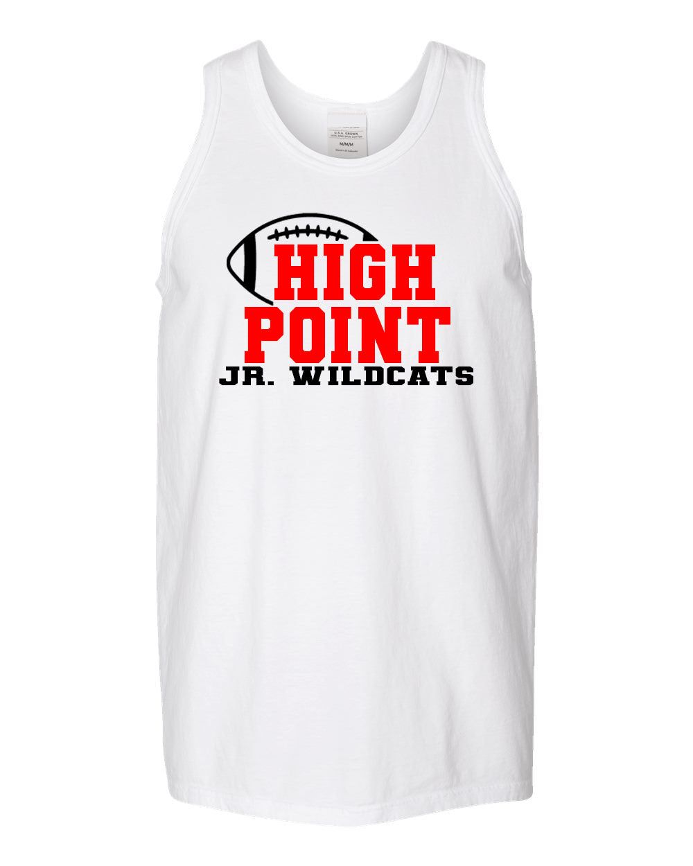 High Point Football design 2 Ladies Muscle Tank Top