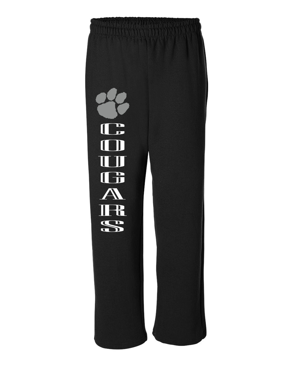 Cougars Open Bottom Sweatpants Design 2