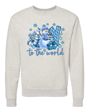 Joy To the World non hooded sweatshirt