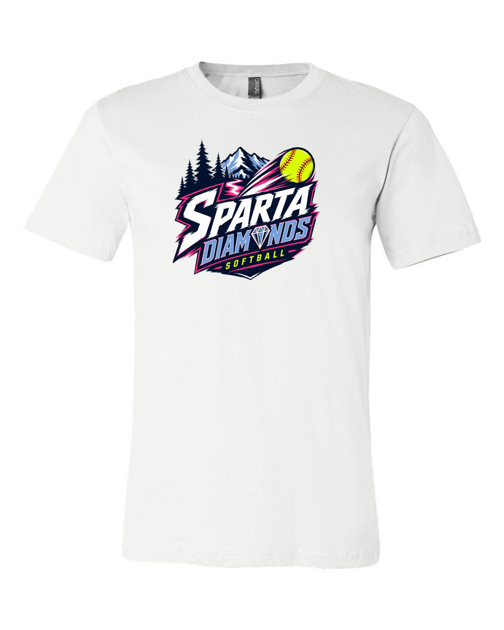 Sparta Diamonds T-Shirt Design 1