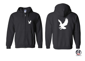 Hilltop Country Day School design 8 Zip up Sweatshirt