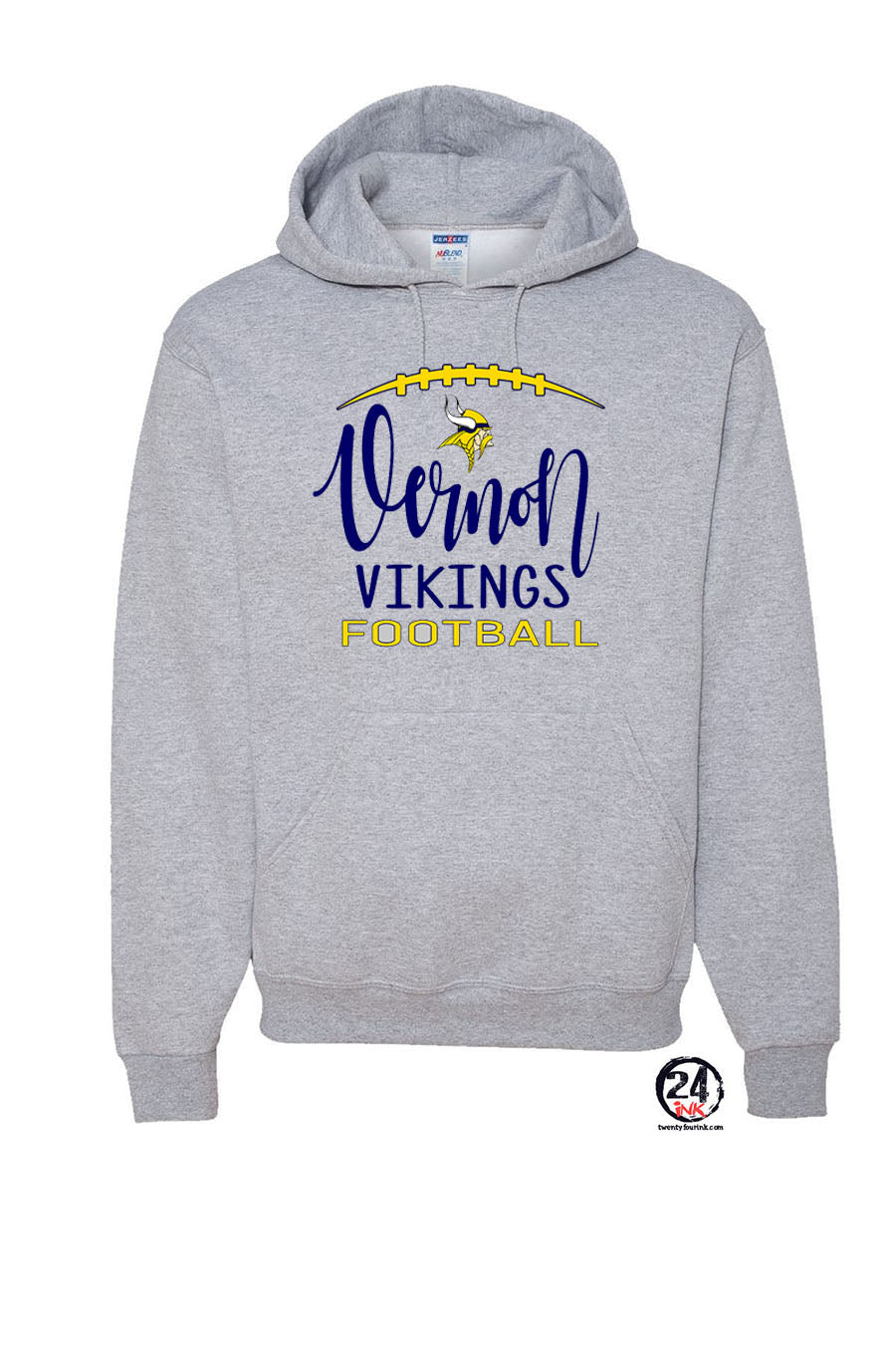 Vernon Football Design 4 Hooded Sweatshirt