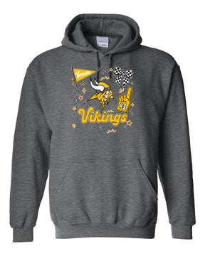 Vikings Design 23 Spiritwear Hooded Sweatshirt