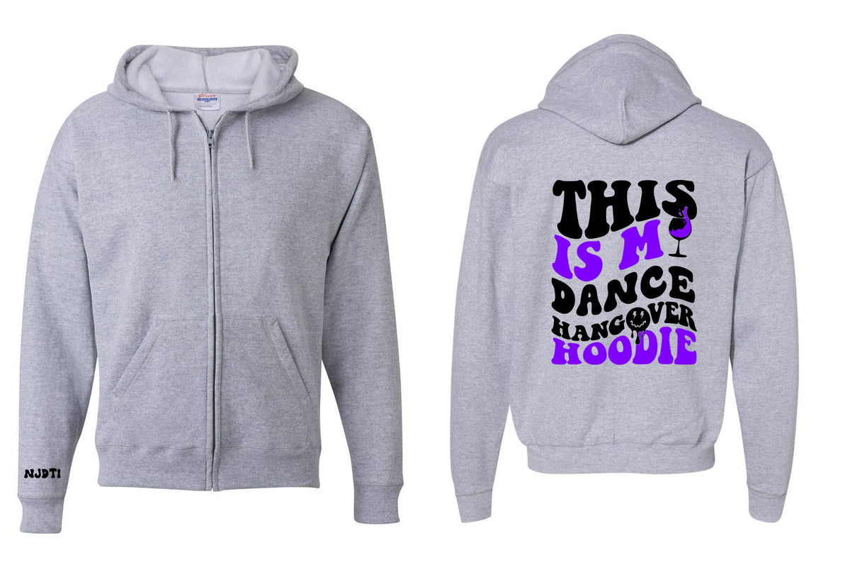 NJ Dance design 19 Zip up Sweatshirt
