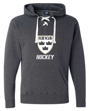 Kings Hockey Design 6 Hooded Sweatshirt with laces