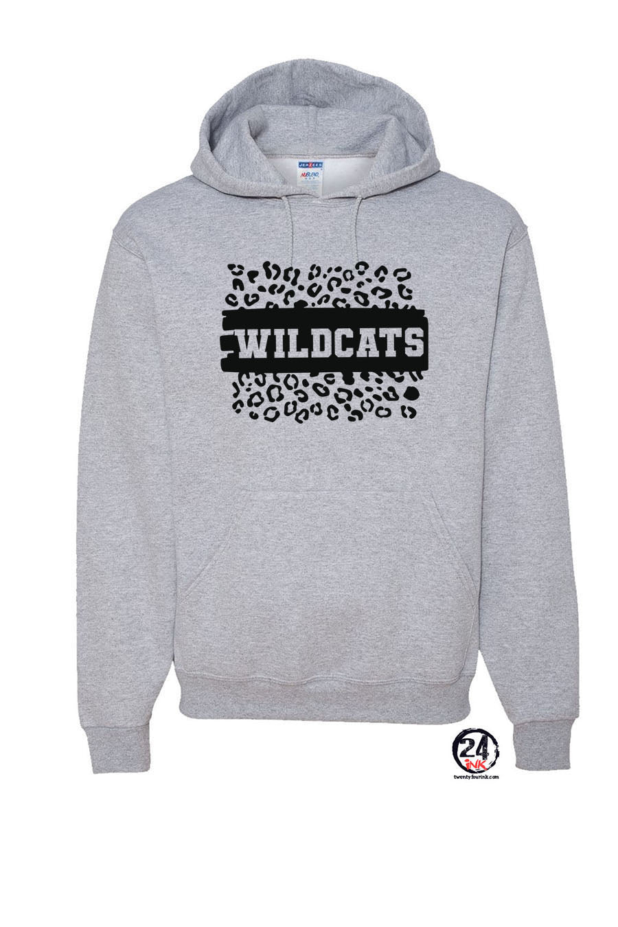 Wildcats Spiritwear Hooded Sweatshirt Design 1