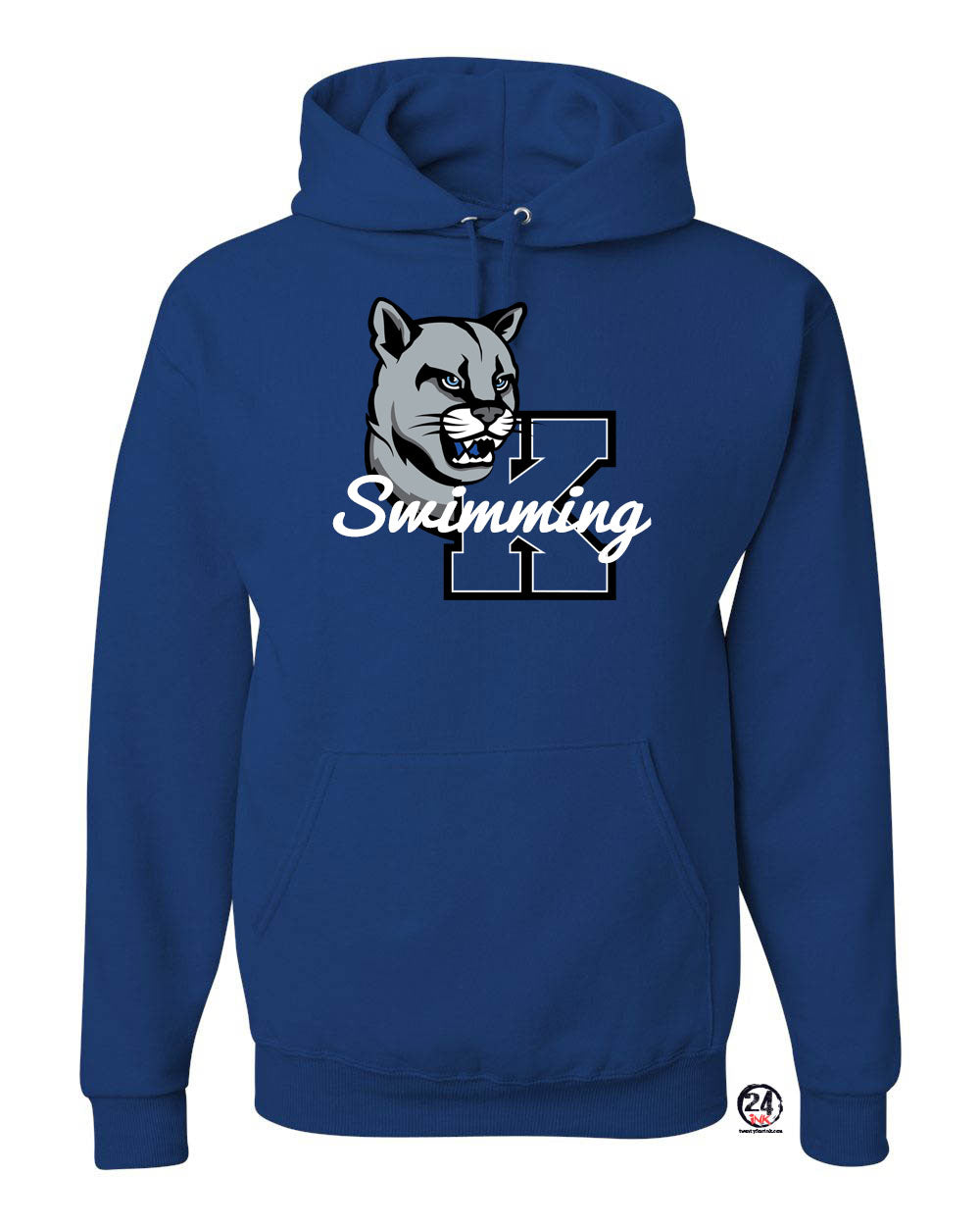 Kittatinny Swimming Design 1 Hooded Sweatshirt