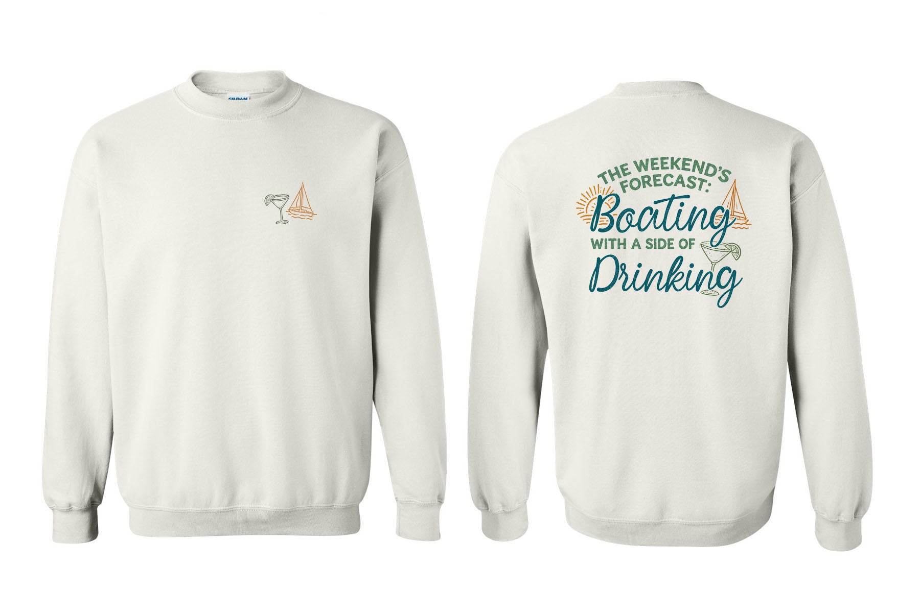 Boating Non Hooded Sweatshirt