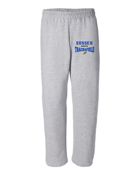 Sussex Rams Track Design 6 Open Bottom Sweatpants