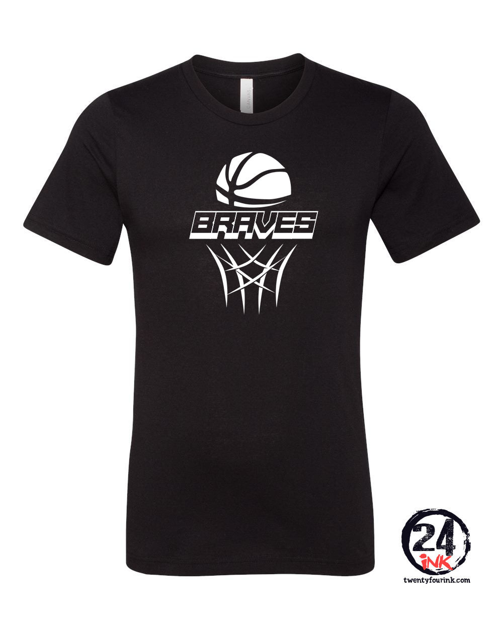 Braves Basketball T-Shirt Design 1