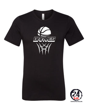 Braves Basketball T-Shirt Design 1