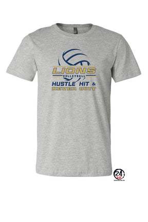 Lions Volleyball T-Shirt Design 1