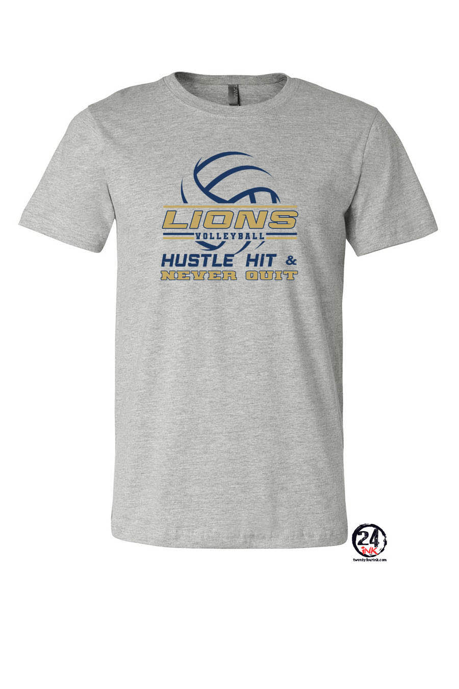 Lions Volleyball T-Shirt Design 1