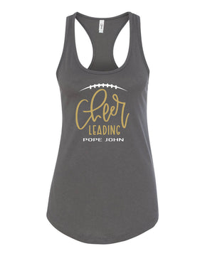 Pope John Cheer Racerback Tank Top Design 12
