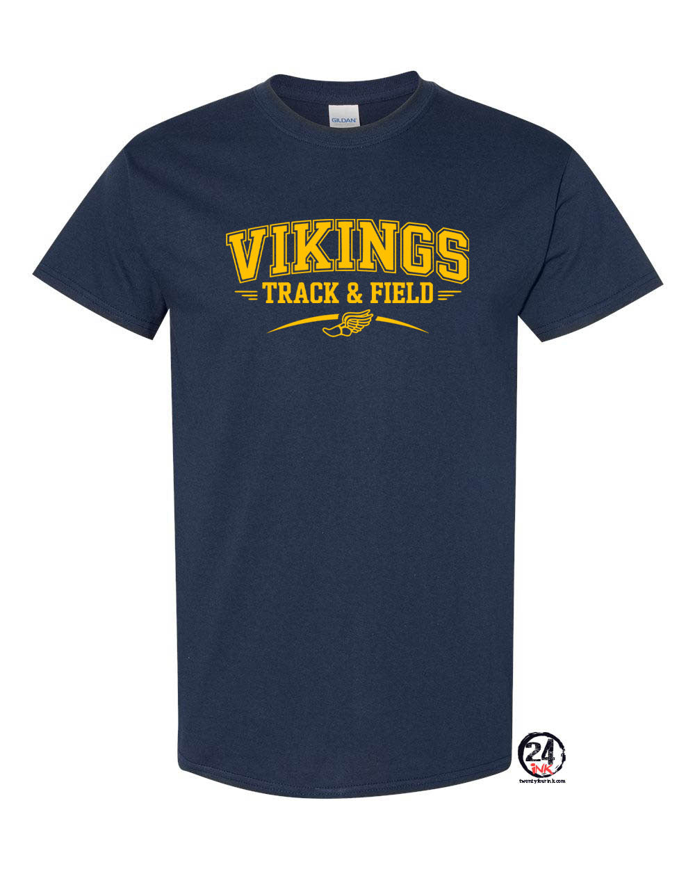 Vikings Track and Field T-Shirt Design 1