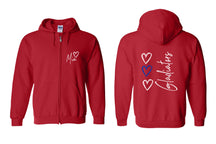 Goshen School Design 4 Zip up Sweatshirt