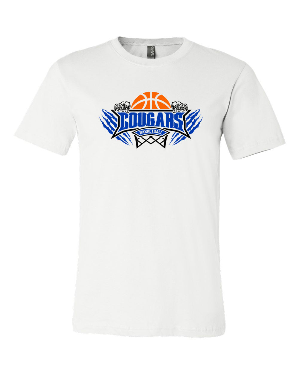 Cougars Basketball Design 10 T-Shirt