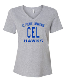 Clifton E. Lawrence V-neck T-shirt Design 3