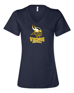 Vinkings Football Design 5 V-neck T-shirt
