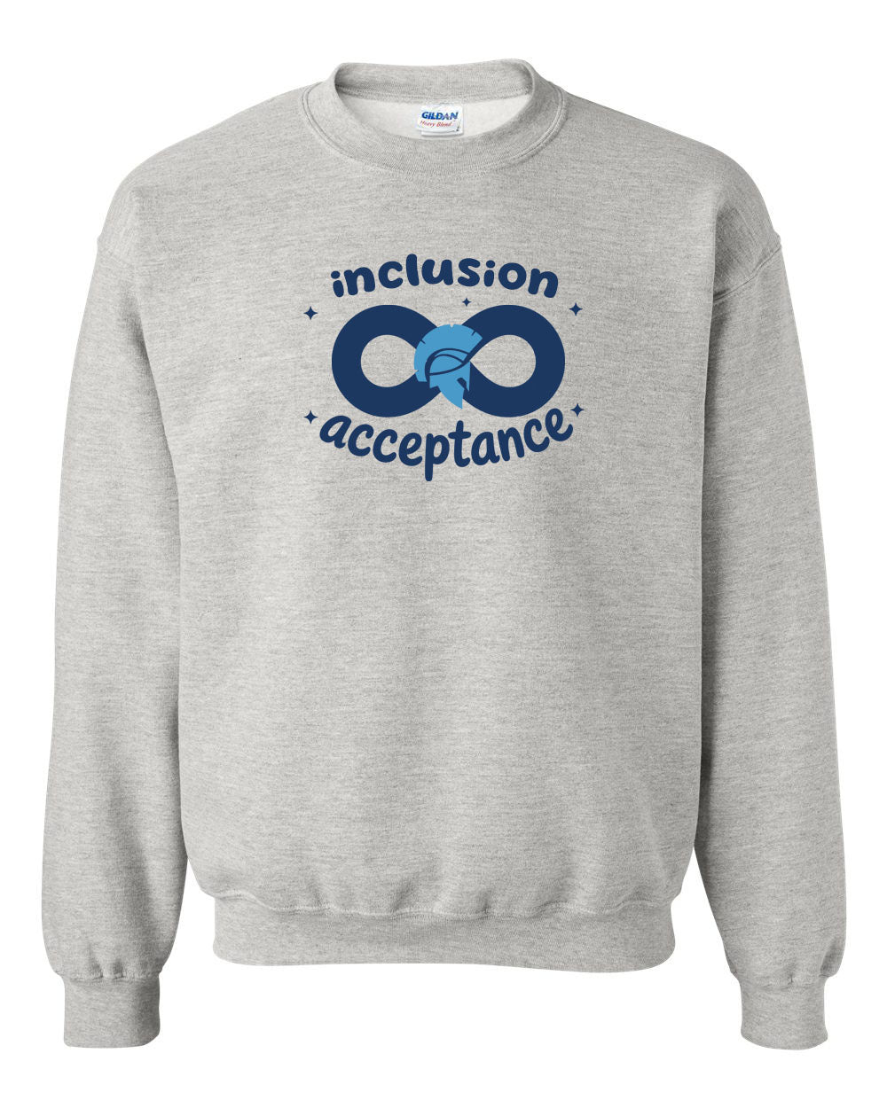Inclusion and Acceptance Design 2026 non hooded sweatshirt