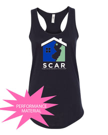 SCAR Performance Racerback Tank Top Design 5