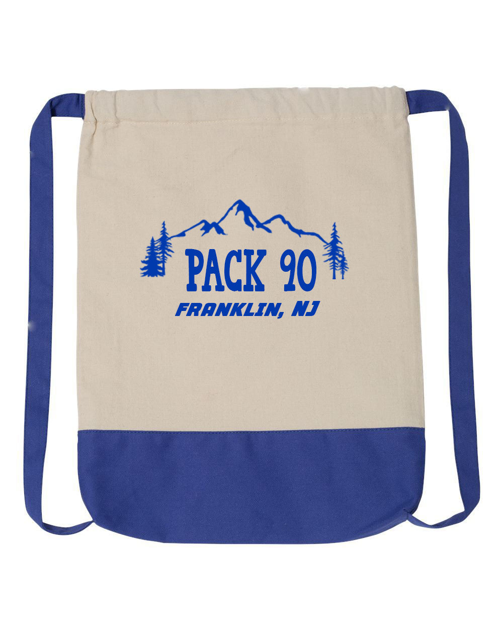 Cub Scout Pack 90 Drawstring Bag Design 1