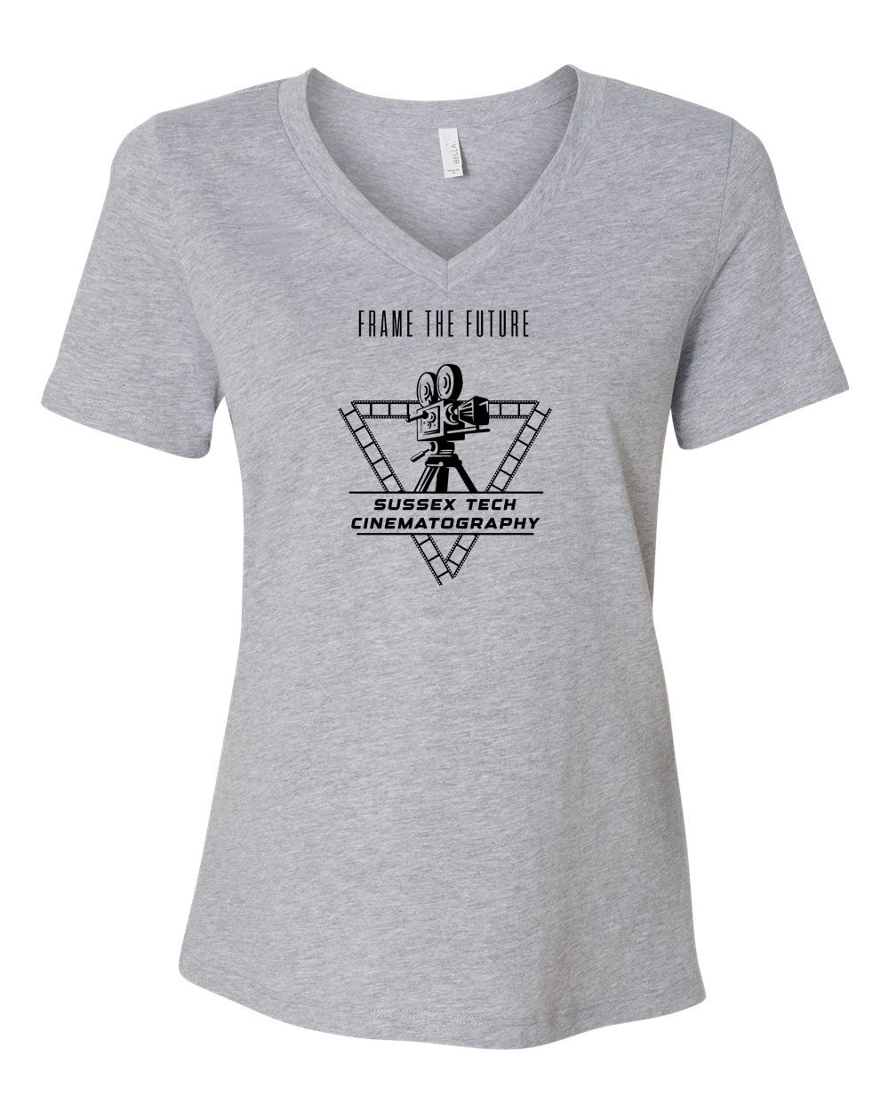 Sussex Tech Film Design 2 V-neck T-shirt