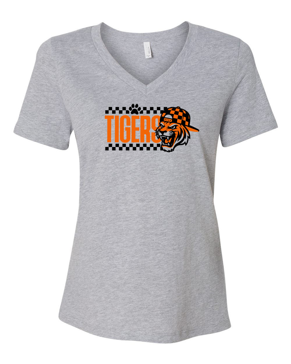 Tigers V-neck T-Shirt Design 19