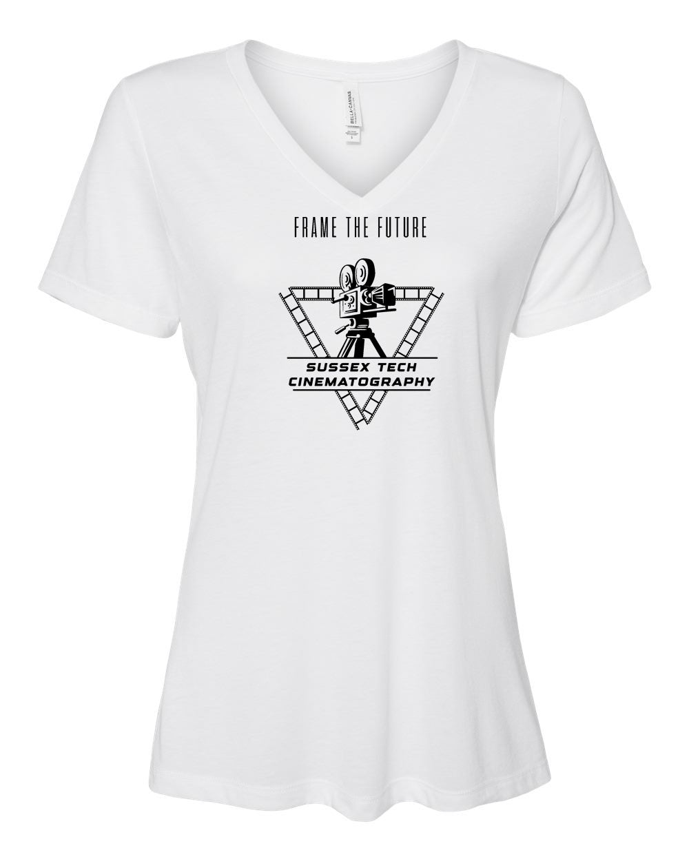 Sussex Tech Film Design 2 V-neck T-shirt
