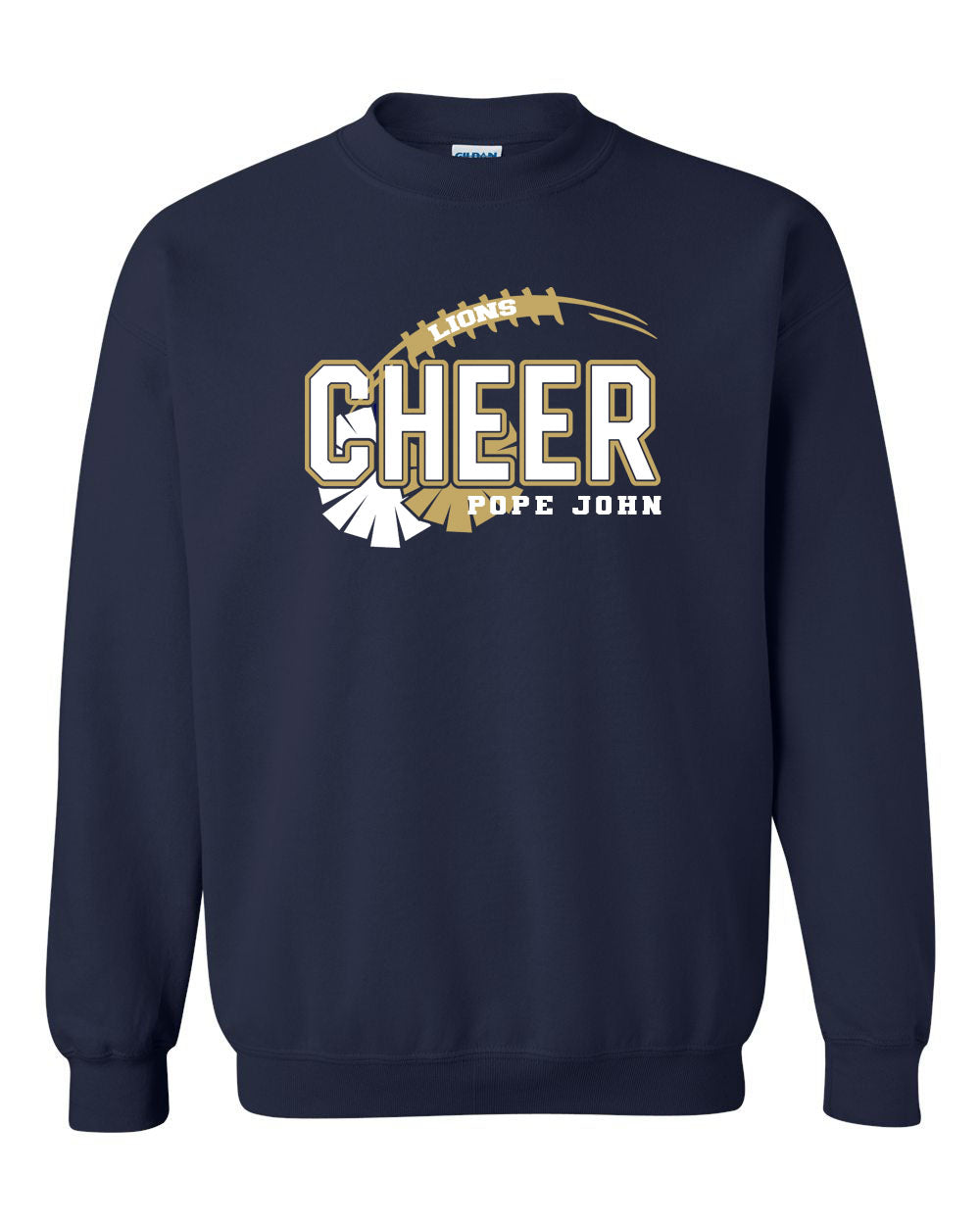 Pope John Cheer Design 7 non hooded sweatshirt