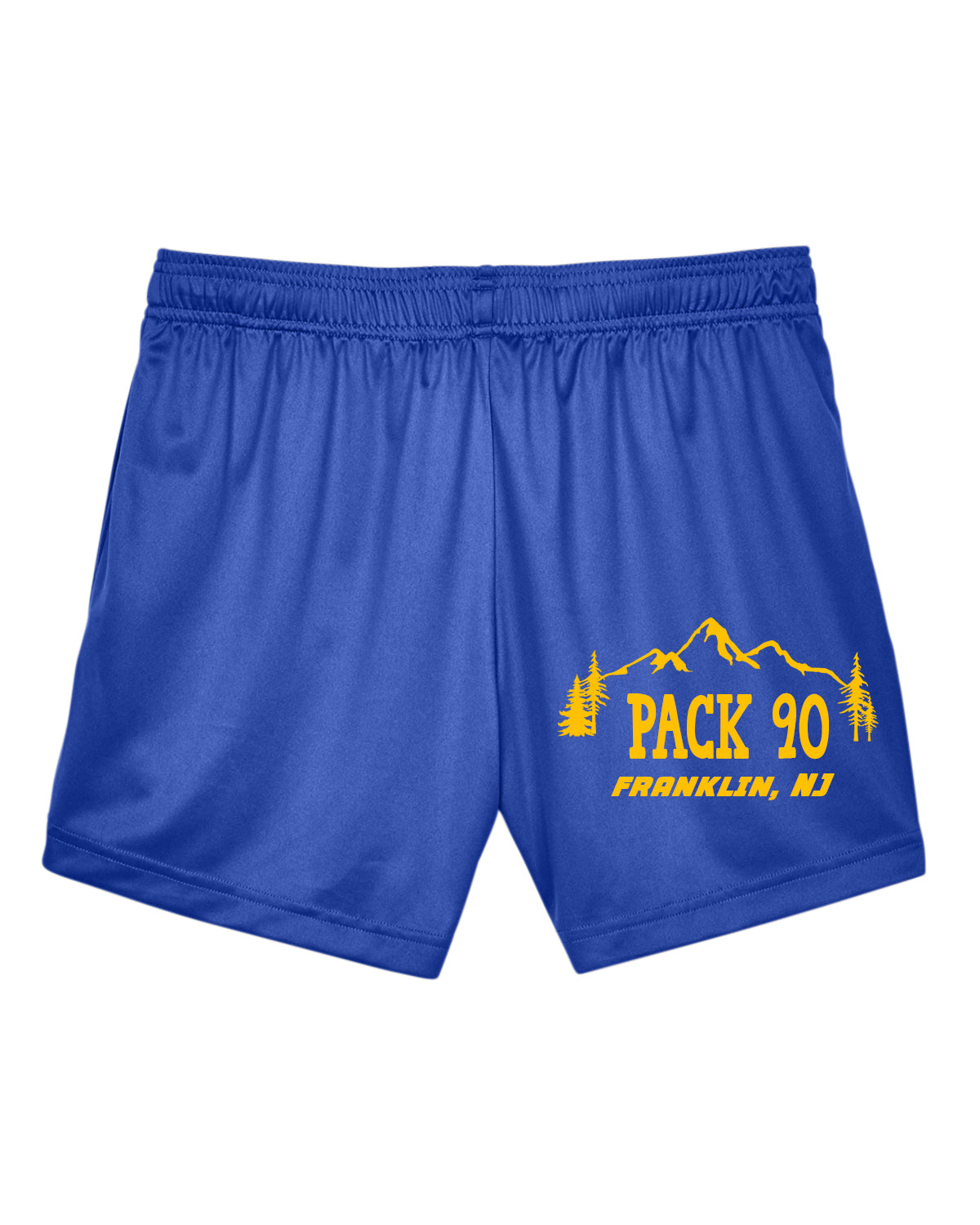 Cub Scout Pack 90 Ladies Performance Shorts Design 1